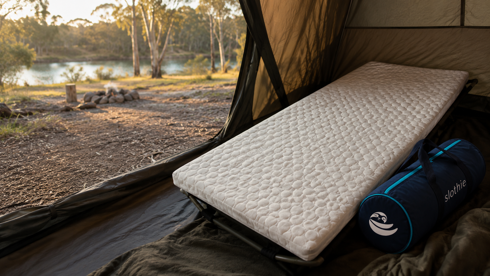 Sleep anywhere.